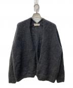 evam evaエヴァムエヴァ）の古着「モヘアシルクカーディガン」｜グレー