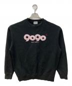 90909090）の古着「OG Logo Patched Crewneck Sweat」｜ブラック