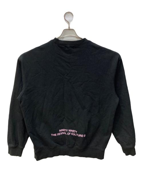 9090（9090）9090 (9090) OG Logo Patched Crewneck Sweat ブラック サイズ:Lの古着・服飾アイテム