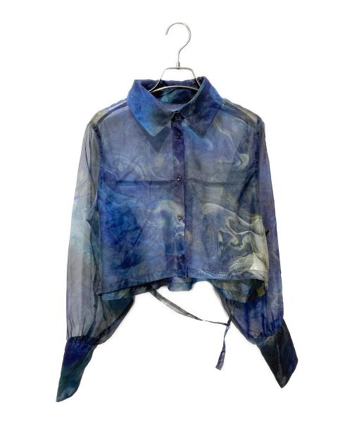 HARE（ハレ）HARE (ハレ) シアーシャツ ネイビー サイズ:FREEの古着・服飾アイテム