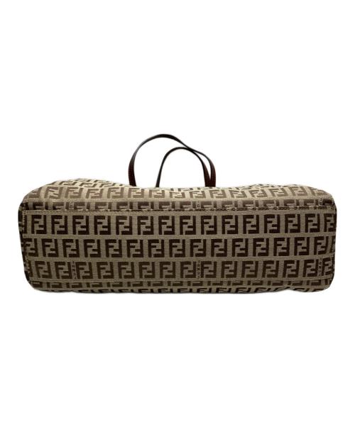 FENDI（フェンディ）FENDI (フェンディ) ズッキーノ トートバッグ ブラウンの古着・服飾アイテム