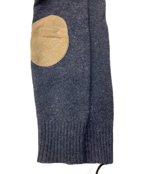 RRL（ダブルアールエル）RRL (ダブルアールエル) エルボーパッチウールニット グレー サイズ:Mの古着・服飾アイテム