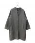 NOMBRE IMPAIR（ノンブルアンペール）の古着「ノーカラーコート」｜グレー