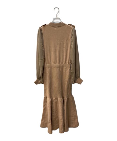 MMTS（マミタス）mmts (マミタス) ニットワンピース ブラウン サイズ:Mの古着・服飾アイテム