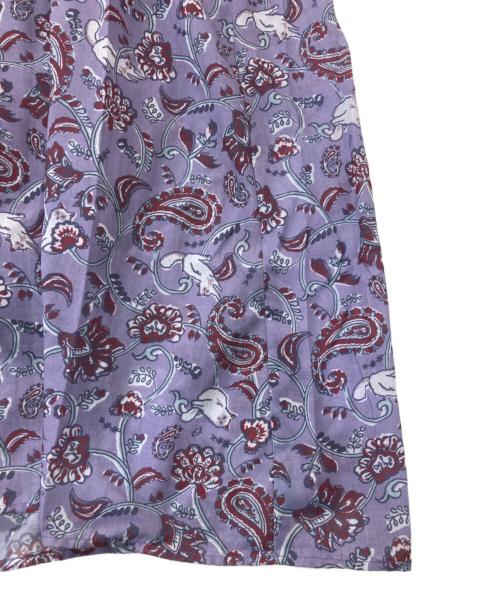 MMTS（マミタス）mmts (マミタス) 猫ペイズリー ロングワンピース パープル サイズ:SIZE Mの古着・服飾アイテム