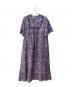 mmts（マミタス）の古着「猫ペイズリー ロングワンピース」｜パープル