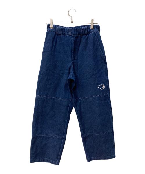 kaoyorinakami（カオヨリナカミ）kaoyorinakami (カオヨリナカミ) KYRN bear denim pants インディゴ サイズ:XSの古着・服飾アイテム