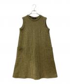45Rフォーティファイブ・アール）の古着「ノースリーブニットワンピース」｜オリーブ