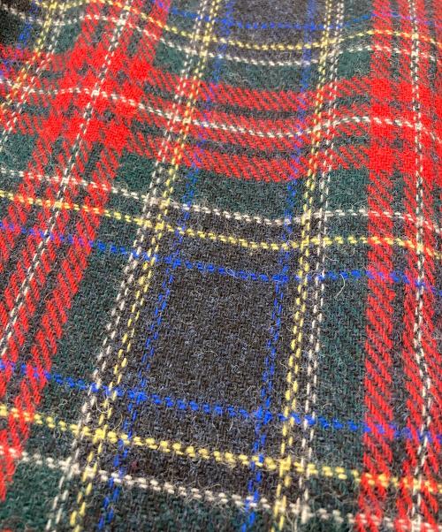 45R（フォーティファイブ・アール）45R (フォーティファイブ・アール) チェック柄ノースリーブワンピース レッド サイズ:2の古着・服飾アイテム