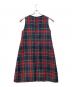 45R (フォーティファイブ・アール) チェック柄ノースリーブワンピース レッド サイズ:2：10000円