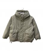 Audienceオーディエンス）の古着「60/40クロス Sorona Dupont 中綿 ビッグポケット マウンテンパーカー」｜ベージュ