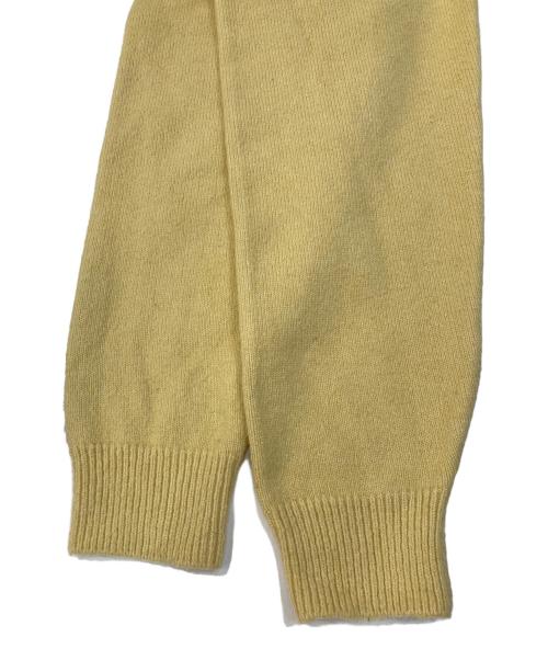 stussy（ステューシー）stussy (ステューシー) ロゴプリントニット イエロー サイズ:Lの古着・服飾アイテム