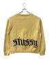 stussy (ステューシー) ロゴプリントニット イエロー サイズ:L：11000円