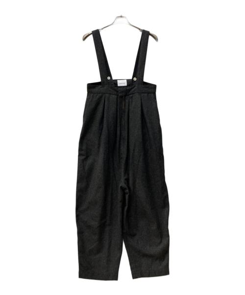 solamonat poche（ソラモナ ポッシェ）solamonat poche (ソラモナ ポッシェ) ウールサロペットパンツ ブラック サイズ:Fの古着・服飾アイテム