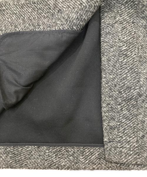 Spick and Span（スピック＆スパン）Spick and Span (スピックアンドスパン) Wスライバーヘリンボーンミドルコート グレー サイズ:Ｓの古着・服飾アイテム