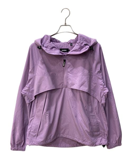 X-LARGE（エクストララージ）X-LARGE (エクストララージ) PULLOVER HOODED RAGLAN JACKET パープル サイズ:Ⅼの古着・服飾アイテム