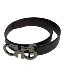 Ferragamo（フェラガモ）の古着「ガンチーニ ベルト」｜ブラック