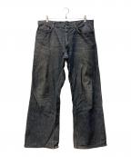 GUCCIグッチ）の古着「デニムパンツ」｜インディゴ