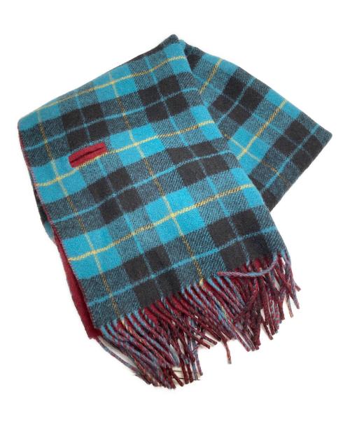 Vivienne Westwood（ヴィヴィアンウエストウッド）Vivienne Westwood (ヴィヴィアンウエストウッド) リバーシブルポンチョ風マフラー レッドの古着・服飾アイテム