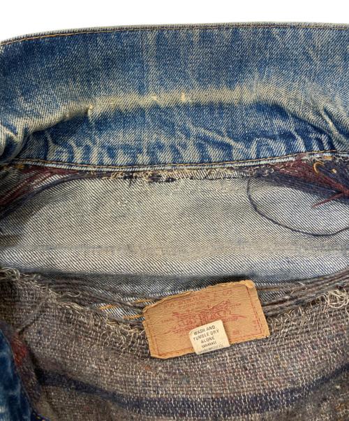 LEVI'S（リーバイス）LEVI'S (リーバイス) ブランケット付デニムジャケット インディゴ サイズ:サイズ表記無しの古着・服飾アイテム