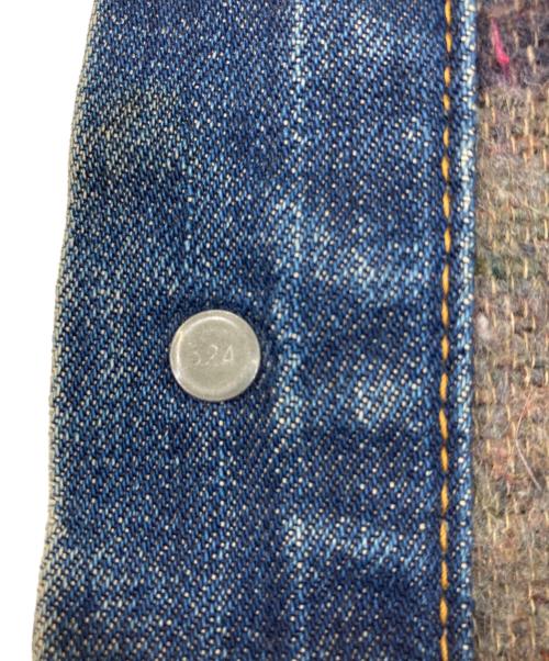 LEVI'S（リーバイス）LEVI'S (リーバイス) ブランケット付デニムジャケット インディゴ サイズ:サイズ表記無しの古着・服飾アイテム