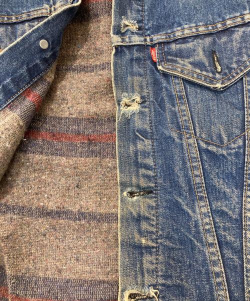 LEVI'S（リーバイス）LEVI'S (リーバイス) ブランケット付デニムジャケット インディゴ サイズ:サイズ表記無しの古着・服飾アイテム