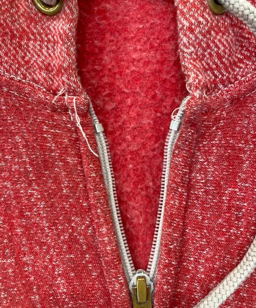 US ARMY（ユーエスアーミー）US ARMY (ユーエスアーミー) ジップパーカー レッド サイズ:Ｓの古着・服飾アイテム