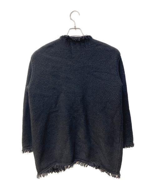 ADAWAS（アダワス）ADAWAS (アダワス) ニットツイード 4ポケットジャケット ブラック サイズ:Freeの古着・服飾アイテム