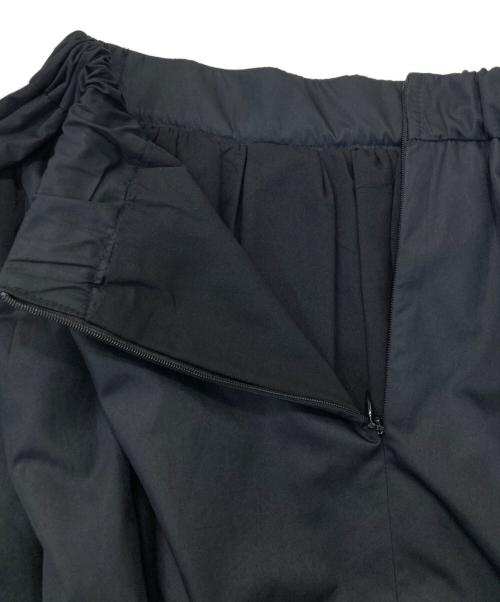 Cen.（セン）Cen. (セン) 撥水バルーン スカート ブラック サイズ:Ⅼの古着・服飾アイテム