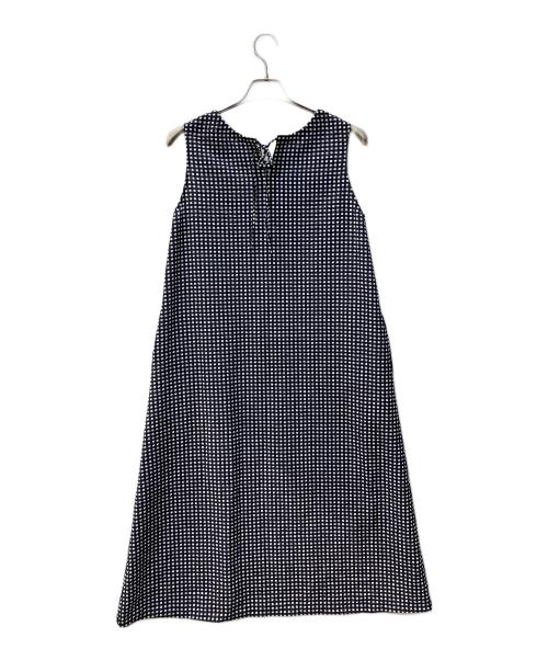 HELLY HANSEN（ヘリーハンセン）HELLY HANSEN (ヘリーハンセン) マリンリゾートシアサッカーワンピース ネイビー サイズ:不明の古着・服飾アイテム