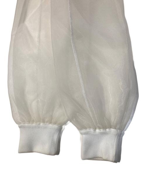 Adam et Rope（アダム エ ロペ）Adam et Rope (アダム エ ロペ) メッシュブルゾン ホワイト サイズ:FREEの古着・服飾アイテム