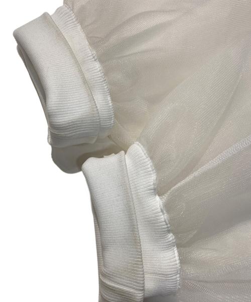 Adam et Rope（アダム エ ロペ）Adam et Rope (アダム エ ロペ) メッシュブルゾン ホワイト サイズ:FREEの古着・服飾アイテム