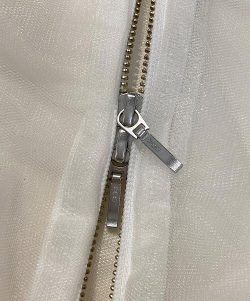 Adam et Rope（アダム エ ロペ）Adam et Rope (アダム エ ロペ) メッシュブルゾン ホワイト サイズ:FREEの古着・服飾アイテム