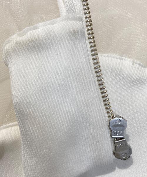 Adam et Rope（アダム エ ロペ）Adam et Rope (アダム エ ロペ) メッシュブルゾン ホワイト サイズ:FREEの古着・服飾アイテム