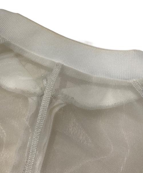 Adam et Rope（アダム エ ロペ）Adam et Rope (アダム エ ロペ) メッシュブルゾン ホワイト サイズ:FREEの古着・服飾アイテム