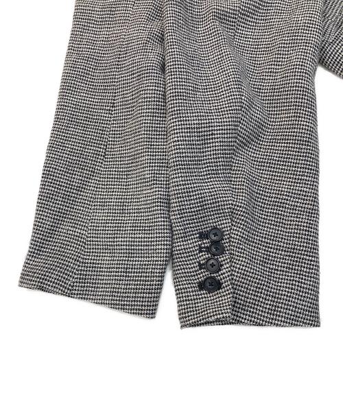 Curensology（カレンソロジー）Curensology (カレンソロジー) シルクリネンカラミシジャケット グレー サイズ:Freeの古着・服飾アイテム