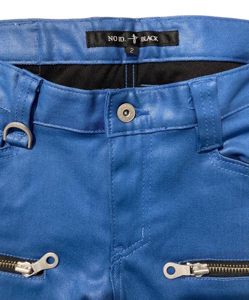 NO ID.（ノーアイディー）NO ID. (ノーアイディー) 立体裁断デニムパンツ スカイブルー サイズ:SIZE2の古着・服飾アイテム