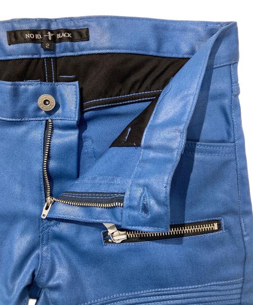 NO ID.（ノーアイディー）NO ID. (ノーアイディー) 立体裁断デニムパンツ スカイブルー サイズ:SIZE2の古着・服飾アイテム
