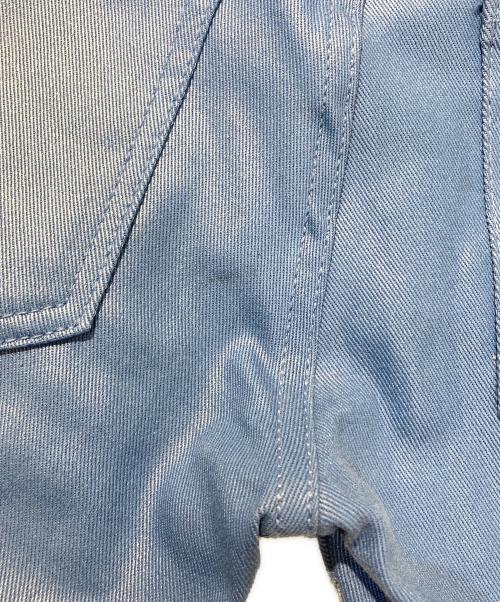 NO ID.（ノーアイディー）NO ID. (ノーアイディー) 立体裁断デニムパンツ スカイブルー サイズ:SIZE2の古着・服飾アイテム