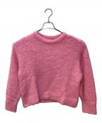 JOURNAL STANDARD relumeジャーナルスタンダード レリューム）の古着「ShaggyFluffyクルーネックプルオーバー」｜ピンク