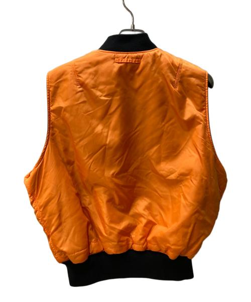 ALPHA（アルファ）ALPHA (アルファ) MA-1 ベスト ブラック サイズ:Lの古着・服飾アイテム