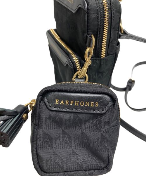 ANYA HINDMARCH（アニヤ・ハインドマーチ）ANYA HINDMARCH (アニヤ・ハインドマーチ) ショルダーポーチ ブラック サイズ:Freeの古着・服飾アイテム