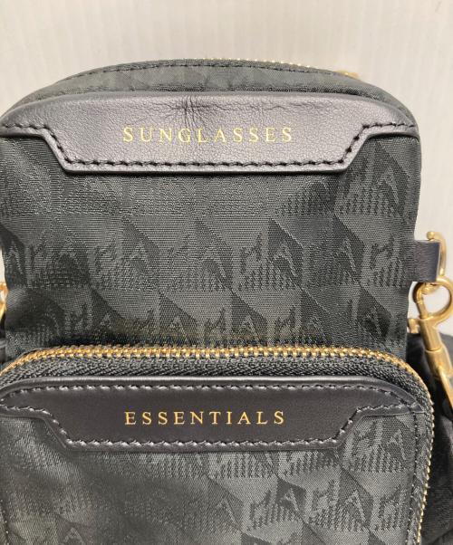 ANYA HINDMARCH（アニヤ・ハインドマーチ）ANYA HINDMARCH (アニヤ・ハインドマーチ) ショルダーポーチ ブラック サイズ:Freeの古着・服飾アイテム