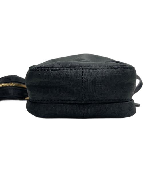 ANYA HINDMARCH（アニヤ・ハインドマーチ）ANYA HINDMARCH (アニヤ・ハインドマーチ) ショルダーポーチ ブラック サイズ:Freeの古着・服飾アイテム