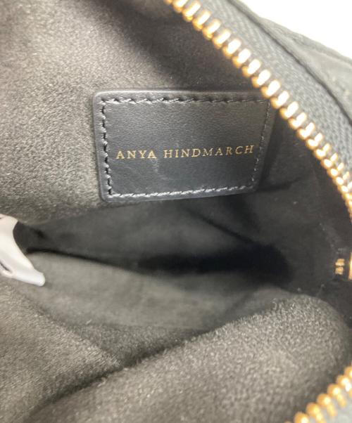 ANYA HINDMARCH（アニヤ・ハインドマーチ）ANYA HINDMARCH (アニヤ・ハインドマーチ) ショルダーポーチ ブラック サイズ:Freeの古着・服飾アイテム