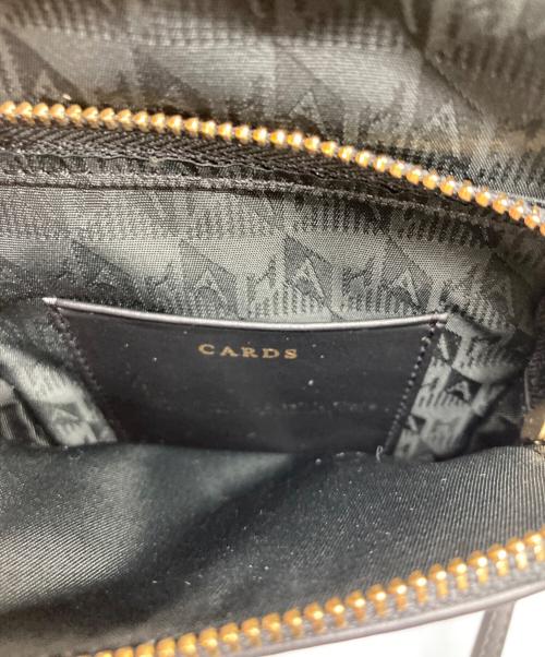 ANYA HINDMARCH（アニヤ・ハインドマーチ）ANYA HINDMARCH (アニヤ・ハインドマーチ) ショルダーポーチ ブラック サイズ:Freeの古着・服飾アイテム