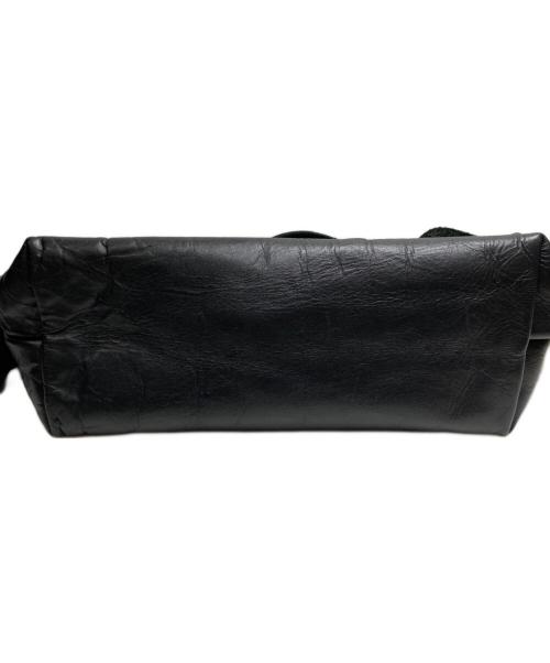 UNICO（ウニコ）unico (ウニコ) レザーメッセンジャーバッグ ブラック サイズ:FREEの古着・服飾アイテム