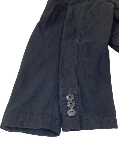 BLACK COMME des GARCONS（ブラックコムデギャルソン）BLACK COMME des GARCONS (ブラックコムデギャルソン) フーデッドジャケット ブラック サイズ:Ⅿの古着・服飾アイテム
