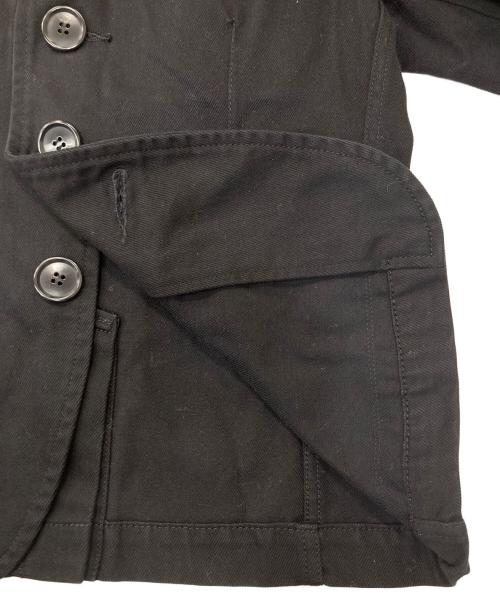 BLACK COMME des GARCONS（ブラックコムデギャルソン）BLACK COMME des GARCONS (ブラックコムデギャルソン) フーデッドジャケット ブラック サイズ:Ⅿの古着・服飾アイテム