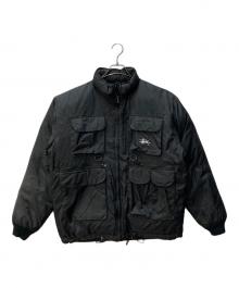 stussy（ステューシー）の古着「リバーシブルフィッシングダウンジャケット」｜ブラック